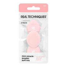 Kit com 3 Esponjas Mini para Pó Real Techniques